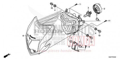 PROIETTORE (CRF250L/LA) CRF250LAK di 2019